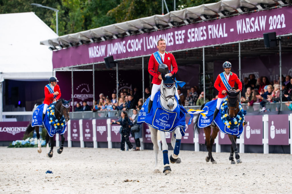 ITA-PISANI Riccardo _ Charlemagne JT Z leading lap of honour - Longines EEF Jumping Nations Cup Final 2022
